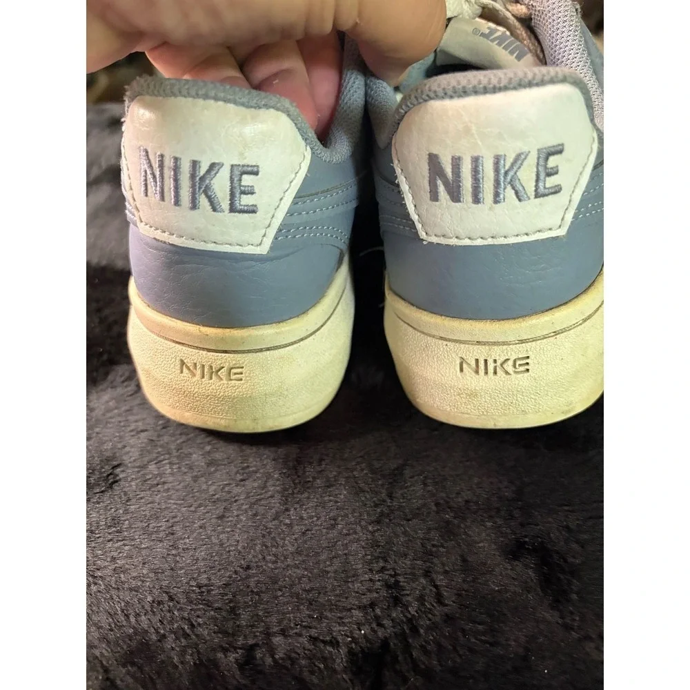 Nike Court Vision Alta Platform Sneakers Ashen Slate Blue Womens Size 8 DM0113